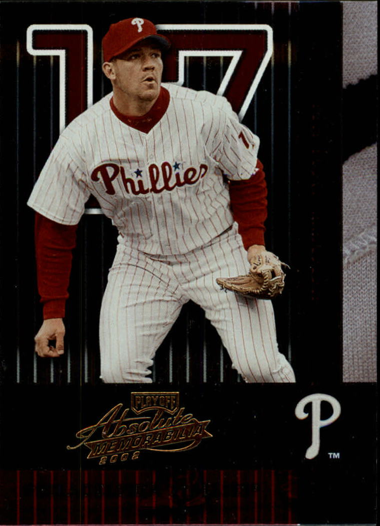 2002 Absolute Memorabilia #112 Scott Rolen