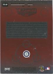 2002 Absolute Memorabilia Team Tandems Materials #27 Ichiro Suzuki Deck/Kazuhiro Sasaki Deck SP back image
