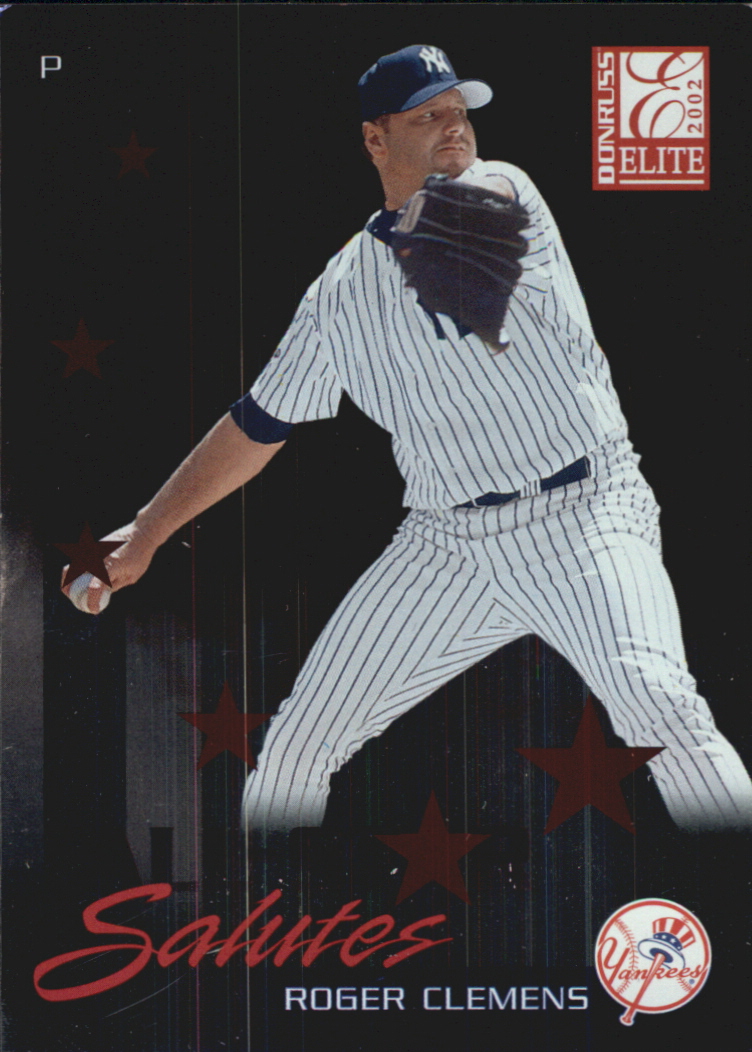 2002 Donruss Elite All-Star Salutes #5 Roger Clemens/1998