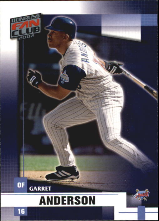 2002 Donruss Fan Club #25 Garret Anderson