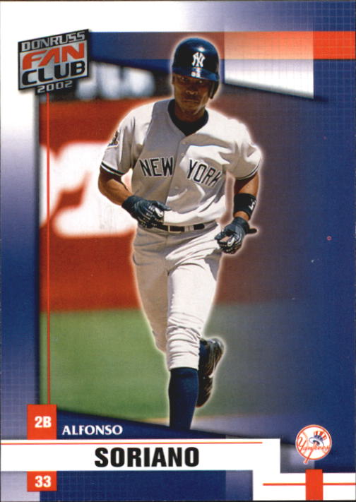 2002 Donruss Fan Club #101 Alfonso Soriano