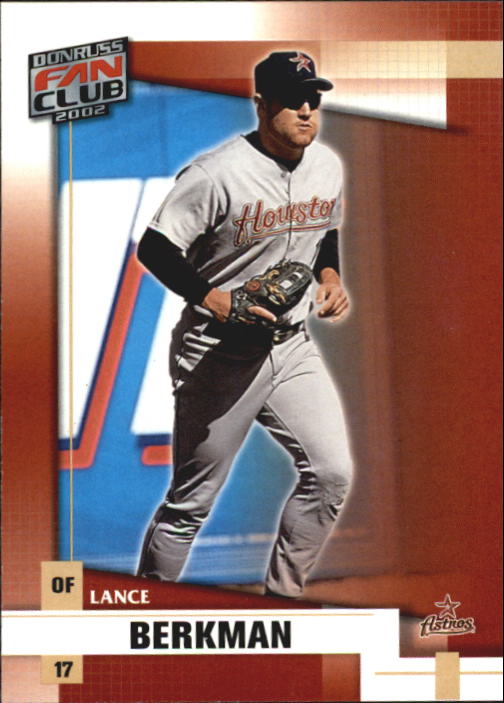 2002 Donruss Fan Club #160 Lance Berkman