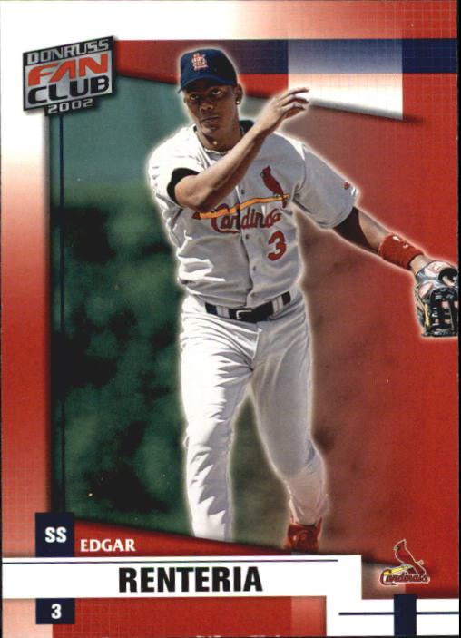 2002 Donruss Fan Club #162 Edgar Renteria