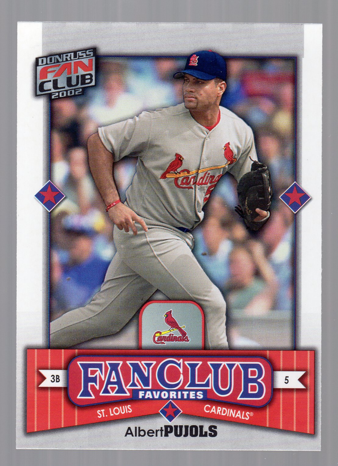 2002 Donruss Fan Club #286 Albert Pujols FC