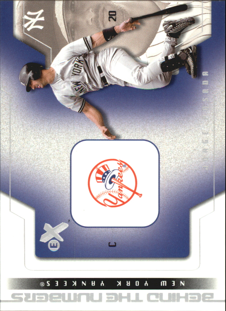 2002 E-X Behind the Numbers #23 Jorge Posada