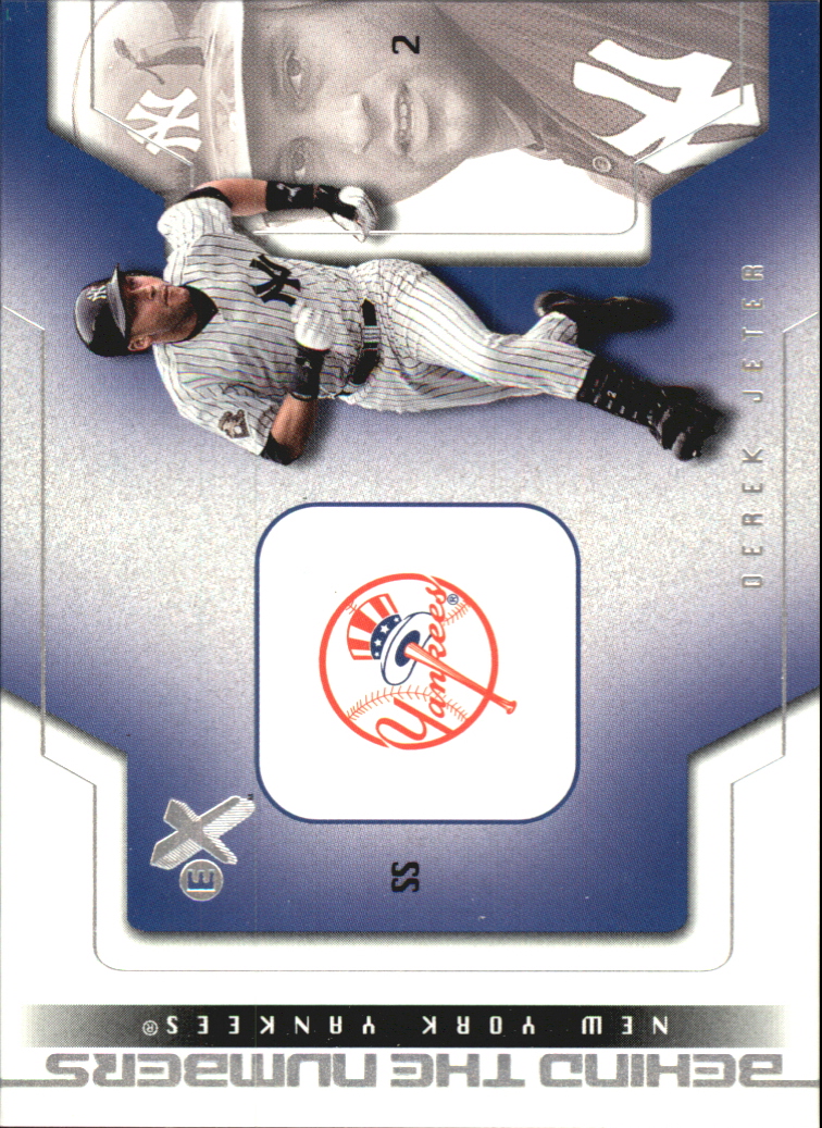 2002 E-X Behind the Numbers #32 Derek Jeter