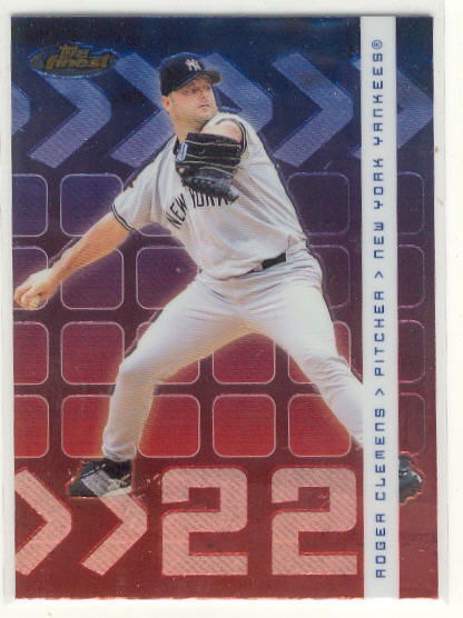 2002 Finest #52 Roger Clemens