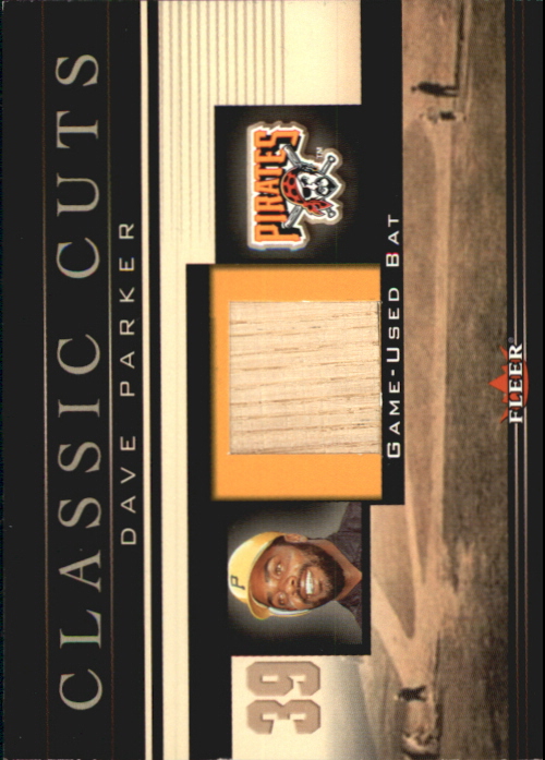 2002 Fleer Classic Cuts Game Used #DPB Dave Parker Bat
