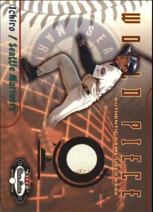 2002 Fleer Box Score World Piece Game Used #1 Ichiro Suzuki Base