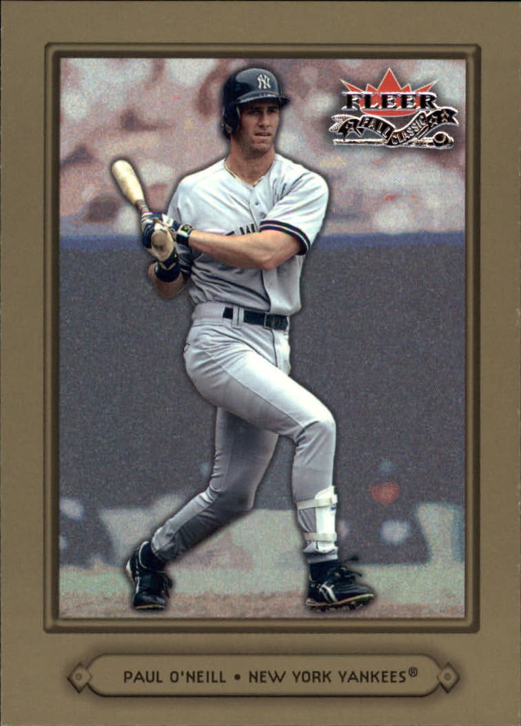 2002 Fleer Fall Classics #21A Paul O'Neill Yankees