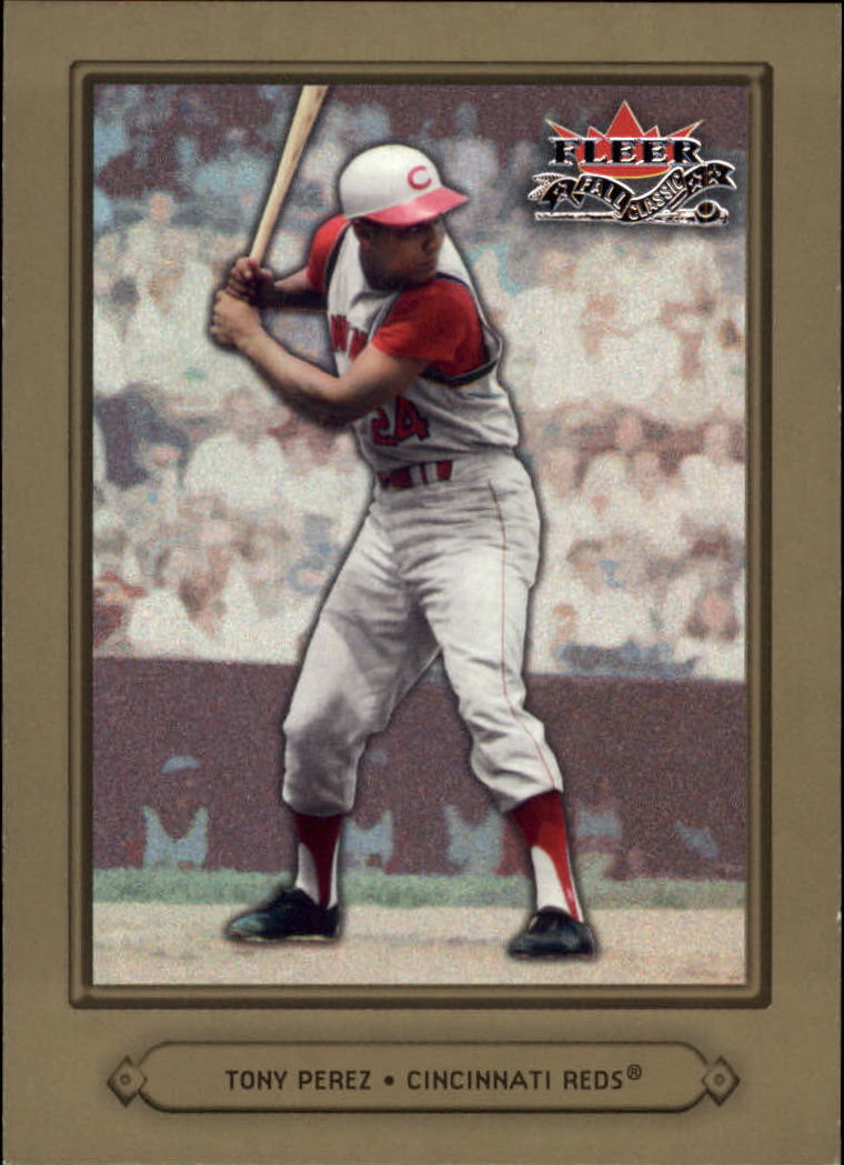2002 Fleer Fall Classics #24A Tony Perez Reds