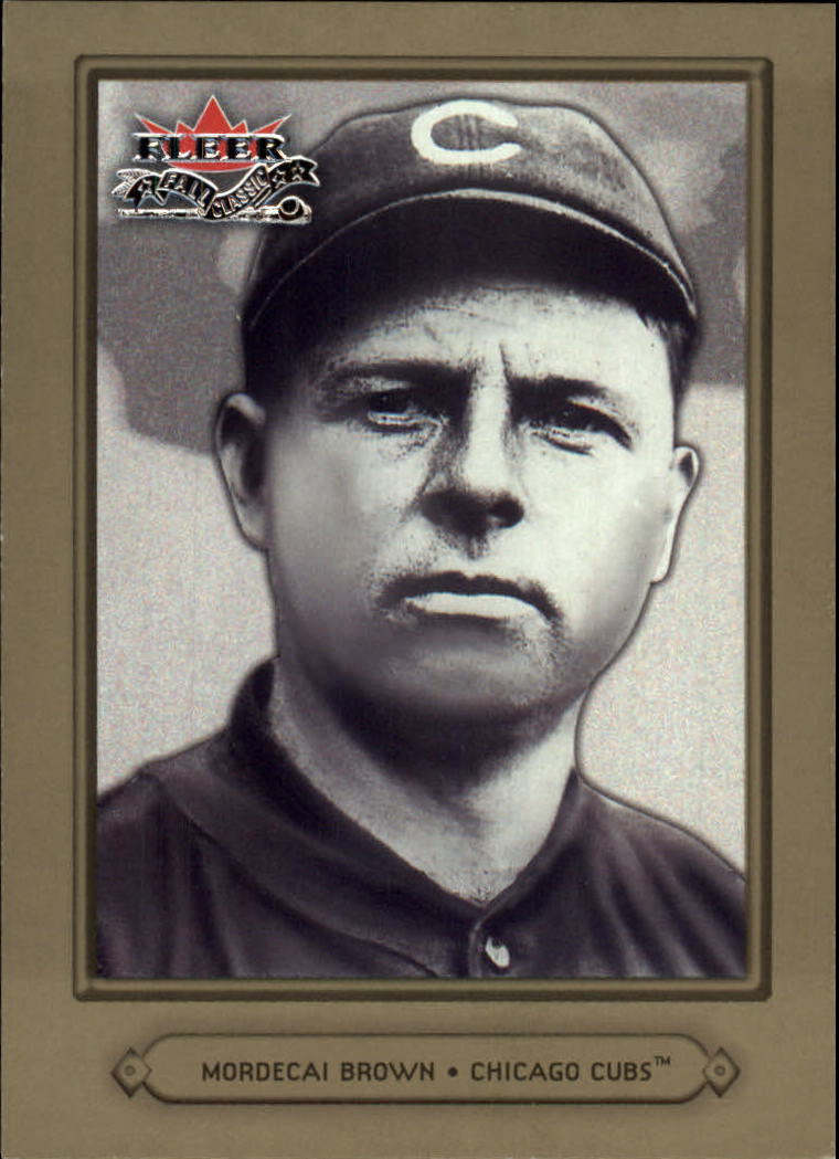 2002 Fleer Fall Classics #48 Mordecai Brown