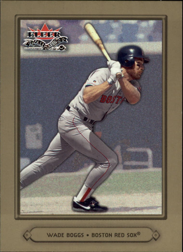 2002 Fleer Fall Classics #73A Wade Boggs Red Sox