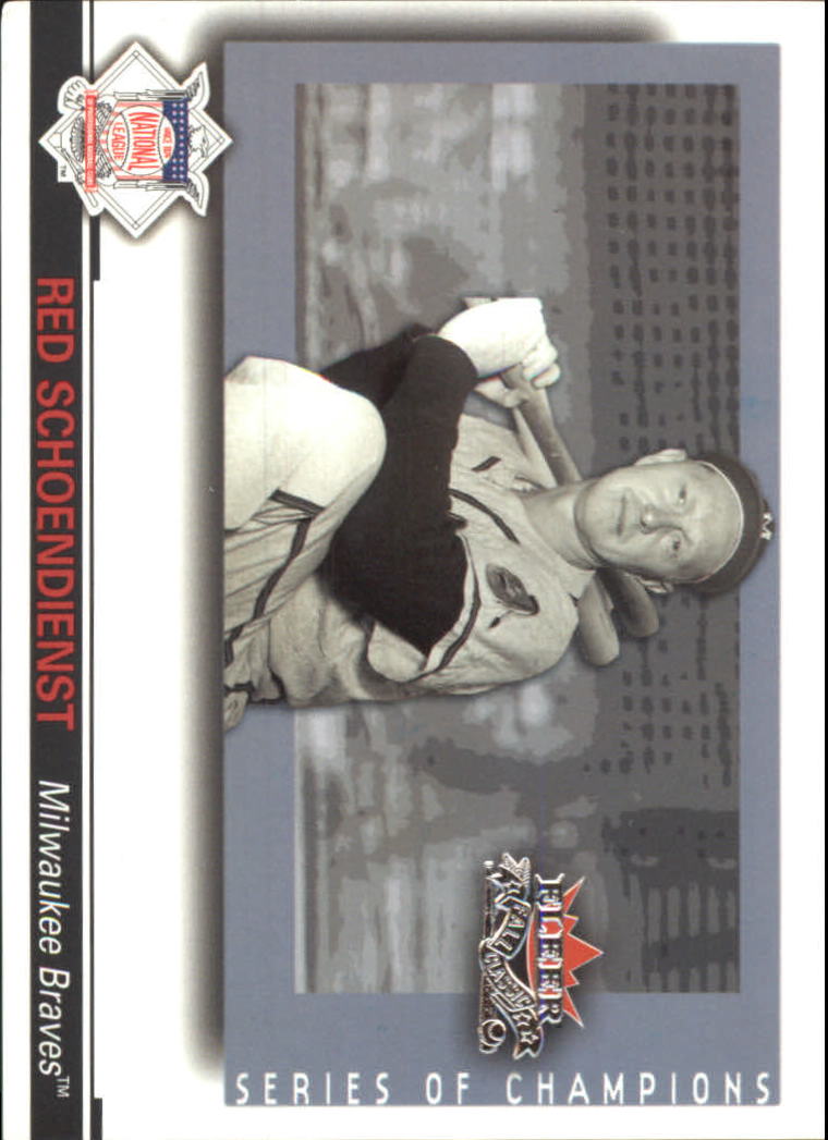 2002 Fleer Fall Classics Series of Champions #15 Red Schoendienst