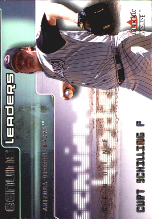 2002 Fleer Genuine Leaders #8 Curt Schilling