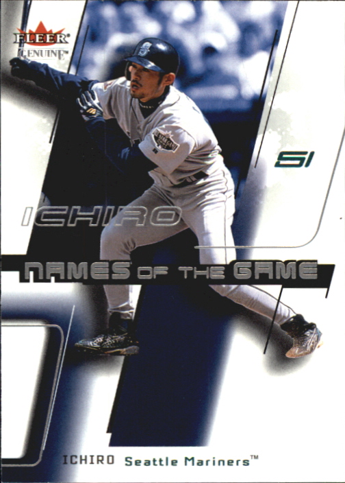 2002 Fleer Genuine Names of the Game #30 Ichiro Suzuki