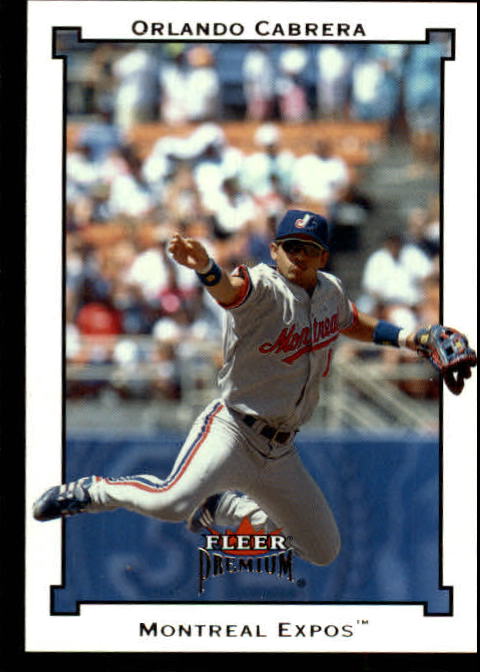 2002 Fleer Premium #93 Orlando Cabrera