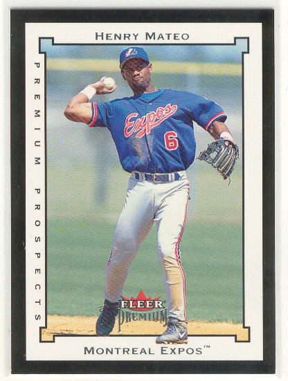 2002 Fleer Premium #235 Henry Mateo PROS