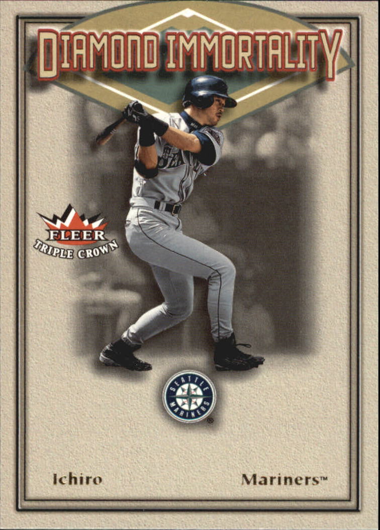 2002 Fleer Triple Crown Diamond Immortality #8 Ichiro Suzuki