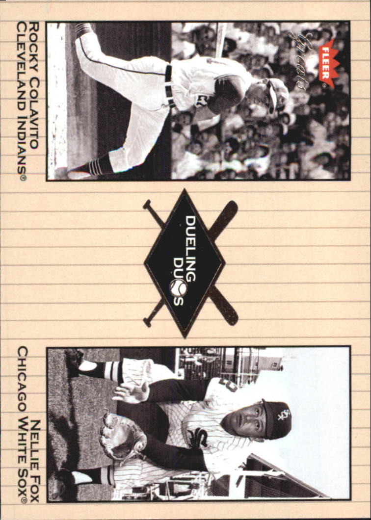 2002 Greats of the Game Dueling Duos #18 N.Fox/R.Colavito