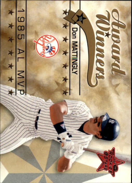 2002 Leaf Rookies and Stars #256 Don Mattingly 85 MVP