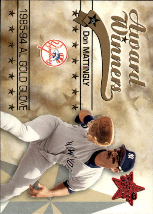 2002 Leaf Rookies and Stars #257 Don Mattingly 85-94 GLV