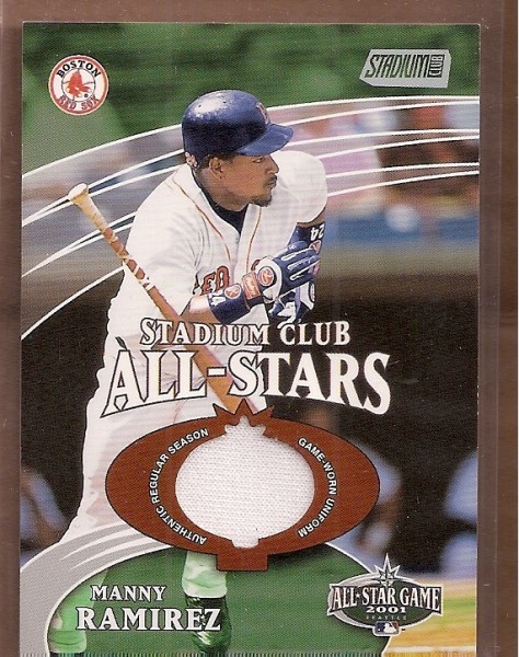 2002 Stadium Club All-Star Relics #SCASMR M.Ramirez Uni G5