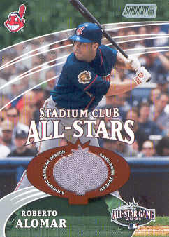 2002 Stadium Club All-Star Relics #SCASRA Roberto Alomar Uni G5