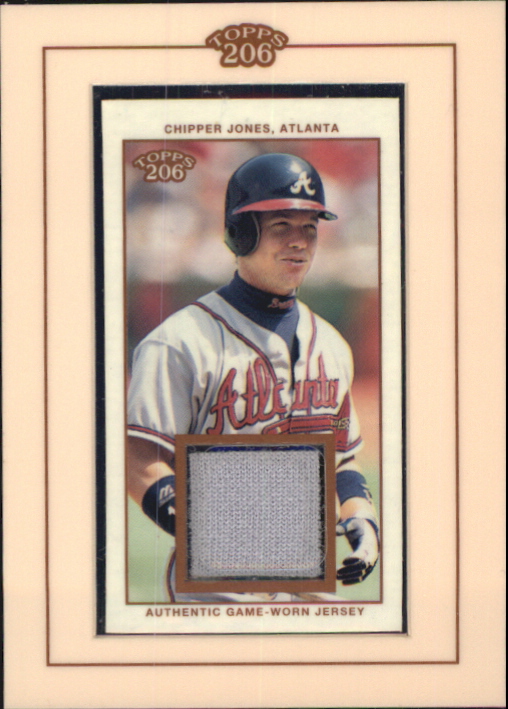 2002 Topps 206 Relics #CJ1 Chipper Jones Jsy A1