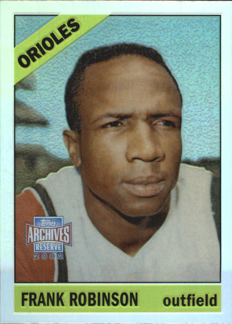 2002 Topps Archives Reserve #8 Frank Robinson 66