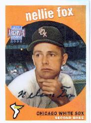 2002 Topps Archives Reserve #12 Nellie Fox 59 front image