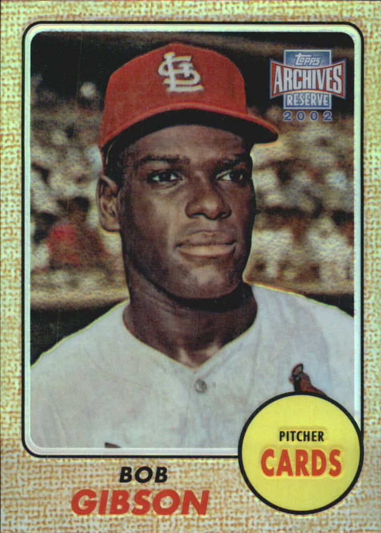 2002 Topps Archives Reserve #14 Bob Gibson 68