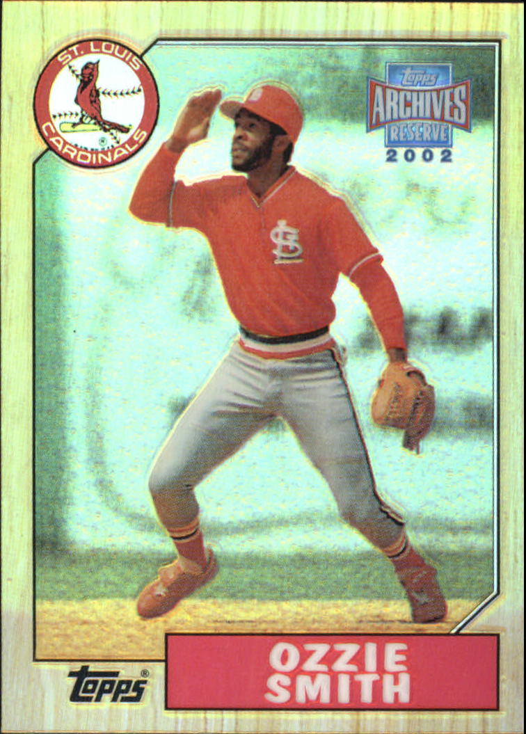 2002 Topps Archives Reserve #19 Ozzie Smith 87