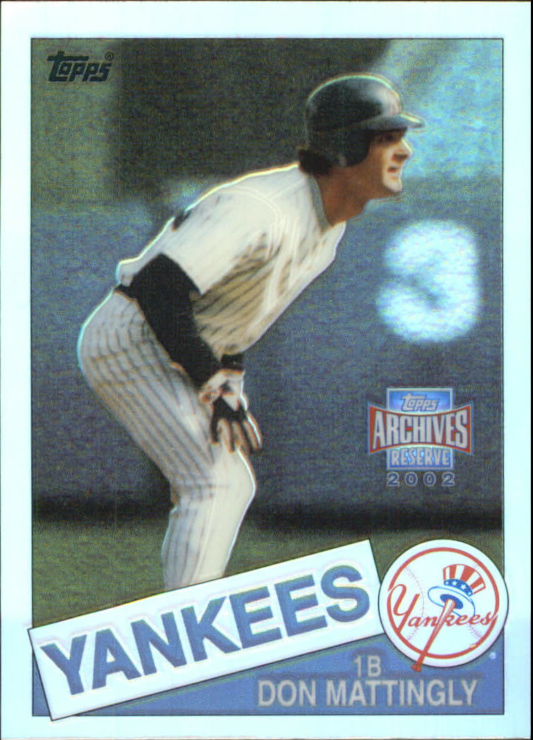 2002 Topps Archives Reserve #31 Don Mattingly 85