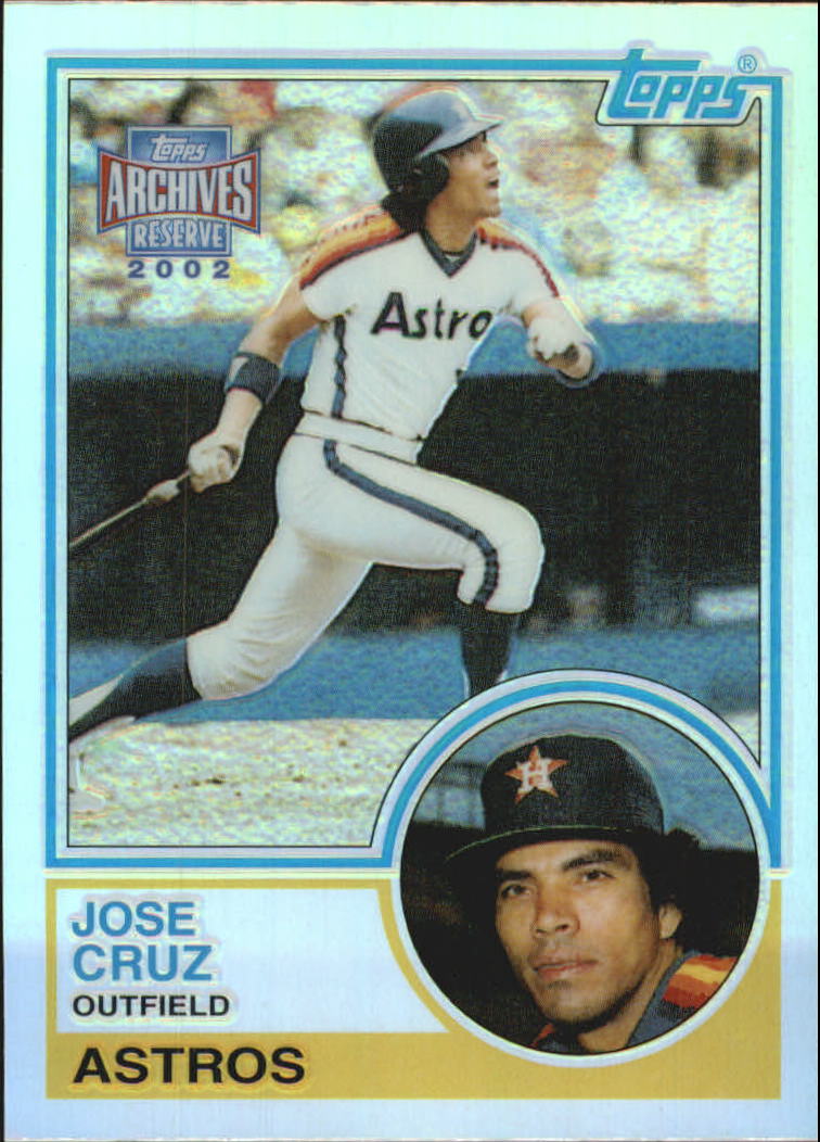 2002 Topps Archives Reserve #37 Jose Cruz 83