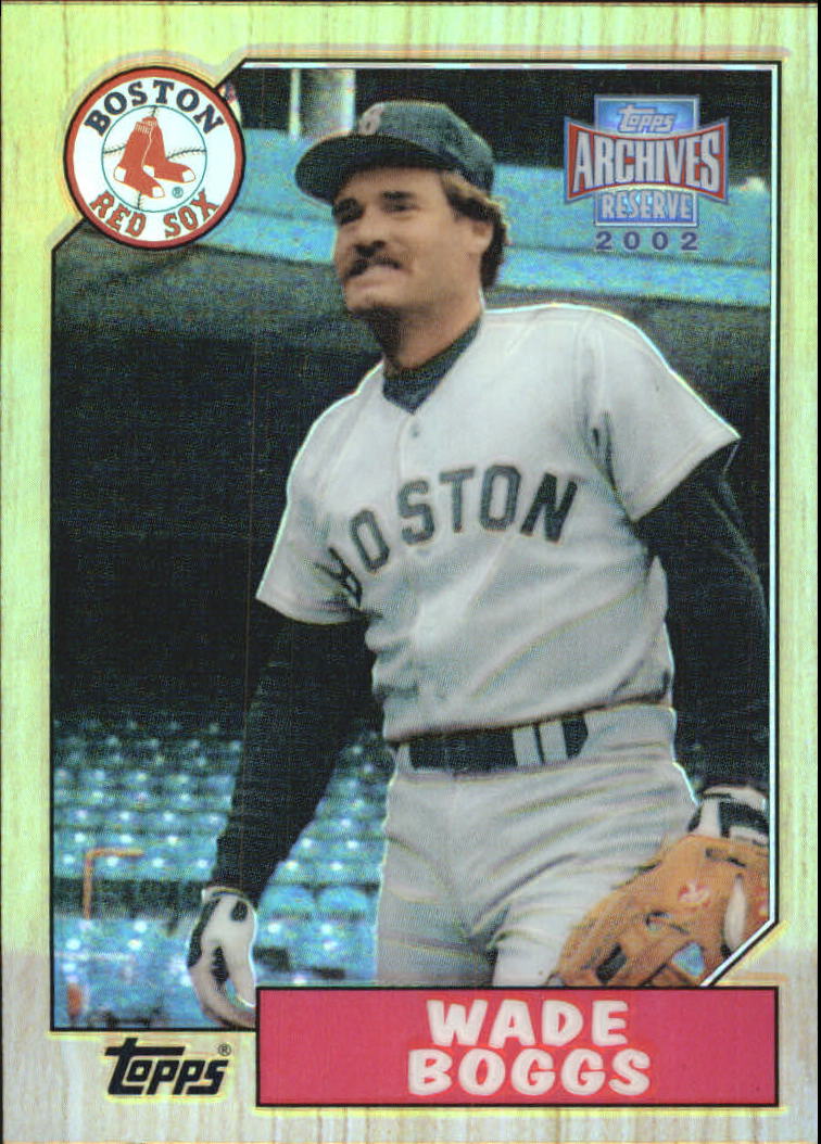 2002 Topps Archives Reserve #72 Wade Boggs 87