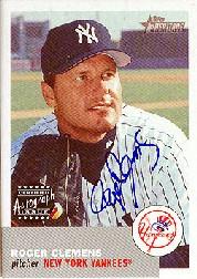 2002 Topps Heritage Real One Autographs #RORCL Roger Clemens 3