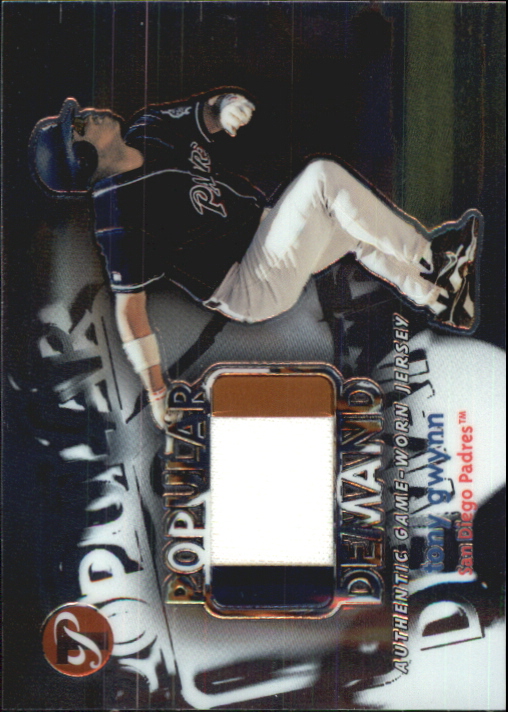 2002 Topps Pristine Popular Demand #TG Tony Gwynn Jsy