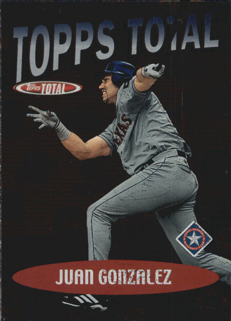 2002 Topps Total Topps #TT18 Juan Gonzalez