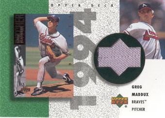 2002 UD Authentics Reverse Negative Jerseys #RGM Greg Maddux