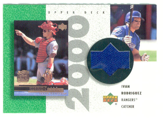 2002 UD Authentics Reverse Negative Jerseys #RIR Ivan Rodriguez