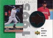 2002 UD Authentics Reverse Negative Jerseys #RJB Jeff Bagwell