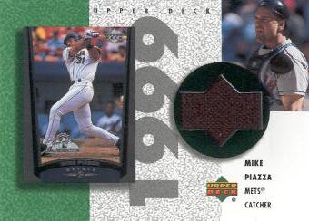 2002 UD Authentics Reverse Negative Jerseys #RMP Mike Piazza