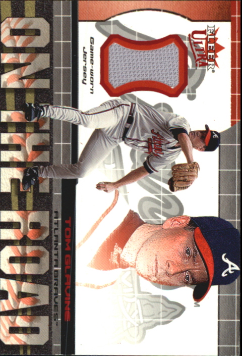 2002 Ultra On the Road Game Jersey #14 Tom Glavine