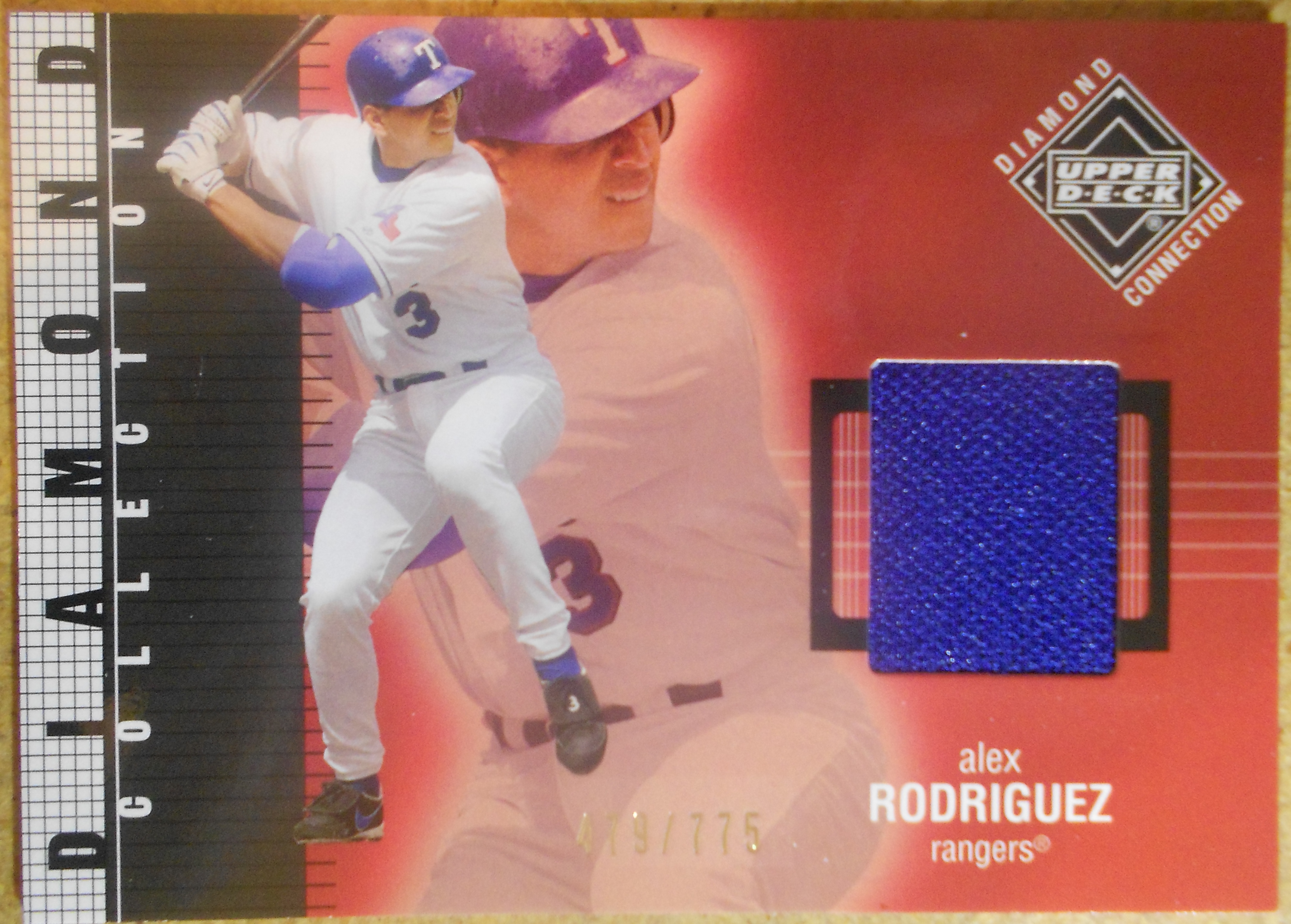 2002 Upper Deck Diamond Connection #243 Alex Rodriguez DC Jsy