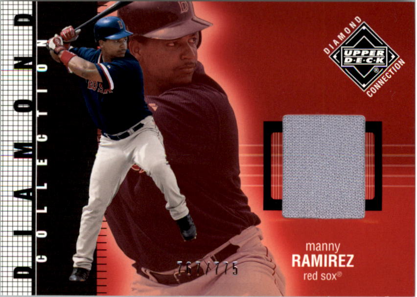 2002 Upper Deck Diamond Connection #250 Manny Ramirez DC Jsy