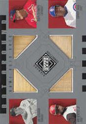2002 Upper Deck Diamond Connection Bat Around Quads #DMGS DiMag/Mac/Grif/Sosa