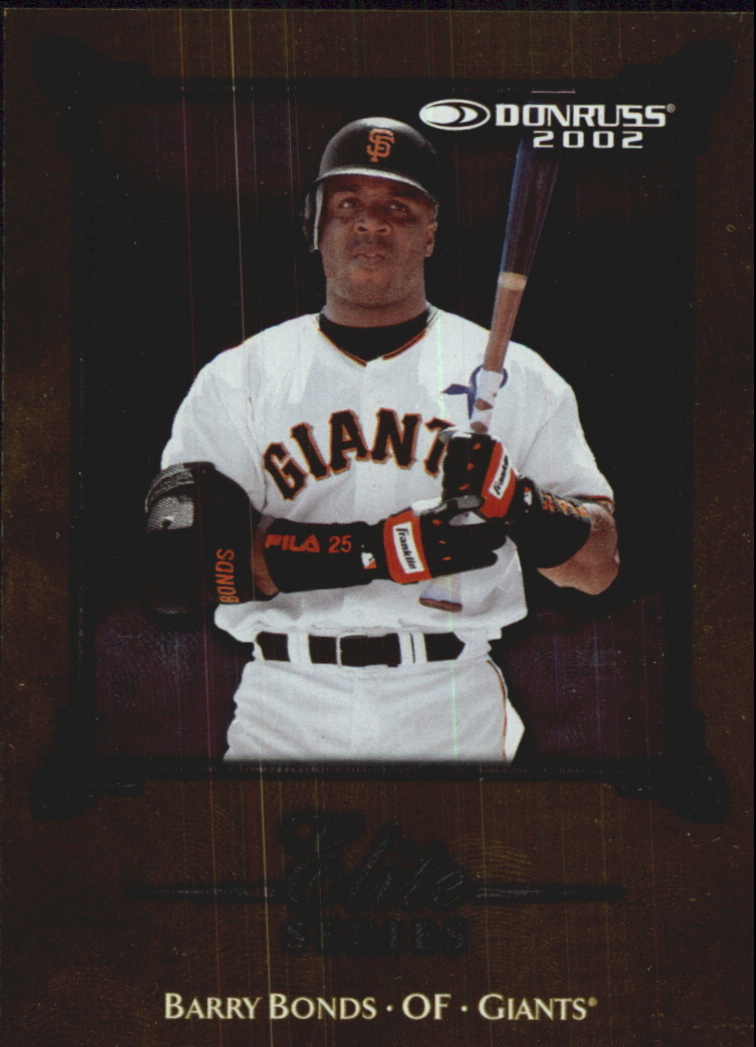 2002 Donruss Elite Series #1 Barry Bonds