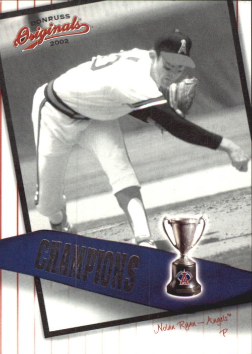 2002 Donruss Originals Champions #1 Nolan Ryan