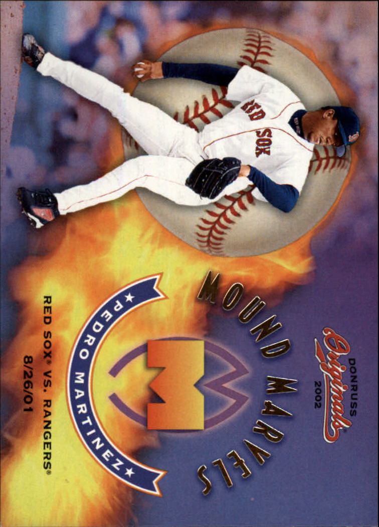 2002 Donruss Originals Mound Marvels #3 Pedro Martinez